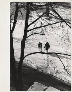 Wintery Scene at Springfield College, ca. 1960