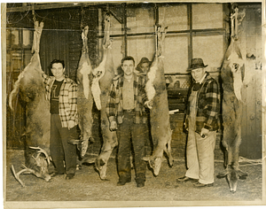 Charles Santos Jr. and friends after hunting trip