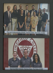 The last Undergraduate Class and first Masters Class in Athletic Training at Springfield College (2023-2024)