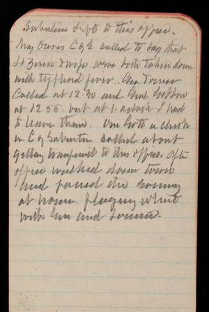 Thomas Lincoln Casey Notebook, February 1893-May 1893, 97, [illegible] dept to this office