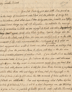 Letter from Hannah Winthrop to Mercy Otis Warren, 14 August 1772