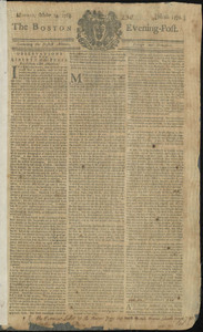 The Boston Evening-Post, 14 October 1765