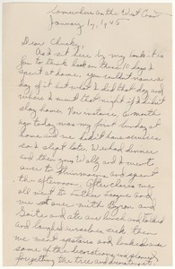 Letter from Harold D. Langland to Chucky