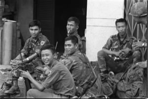 Vietnamese rangers; Saigon.
