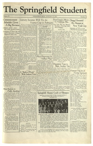 The Springfield Student (vol. 15, no. 14) January 23, 1925