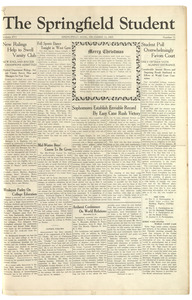 The Springfield Student (vol. 16, no. 11) December 11, 1925