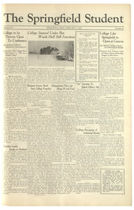 The Springfield Student (vol. 16, no. 15) February 5, 1926