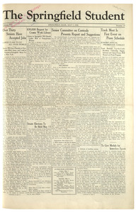 The Springfield Student (vol. 16, no. 25) May 7, 1926