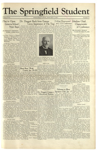 The Springfield Student (vol. 17, no. 11) January 7, 1927