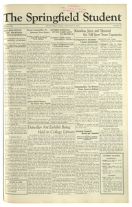 The Springfield Student (vol. 21, no. 10) January 7, 1931