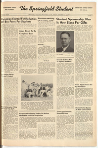 The Springfield Student (vol. 39, no. 02) October 12, 1951