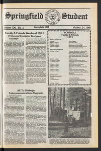 The Springfield Student (vol. 106, no. 5) Oct. 24, 1991