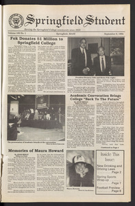 The Springfield Student (vol. 109, no. 1) Sept. 9, 1994