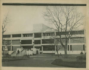 Front of Babson Library