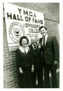 Fred Y. Hoshiyama at YMCA Hall of Fame induction ceremony (1989)