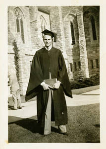 Leon M. Smith at graduation (1935)