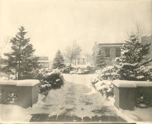 Wintery Scene of Springfield College Campus