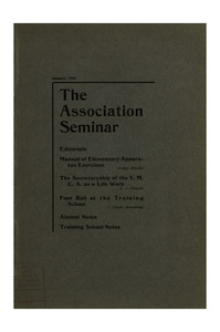 The Association Seminar (vol. 11 no. 4), January, 1903