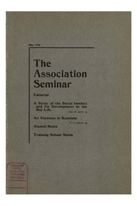 The Association Seminar (vol. 13 no. 08), May, 1905