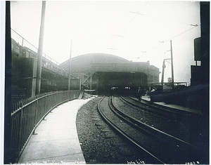 Sullivan Square Station, west incline, progress view