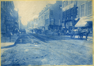 [Washington Street at the corner of Oak Street]