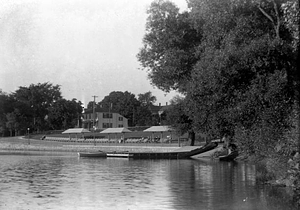 Boat Landing, Ell Pond Before 1916, Melrose, Mass.