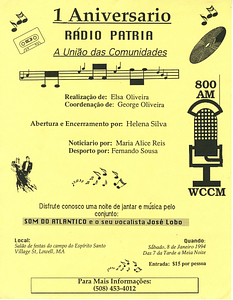 1st Anniversary of Rádio Patria