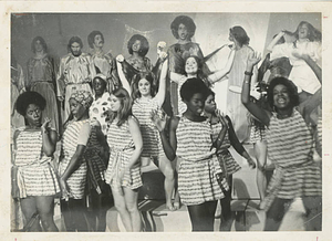 Singing and dancing during the Best of Broadway II production (May 1974)