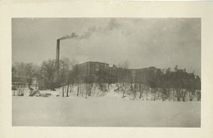 Alumni Hall and Power Plant in Winter