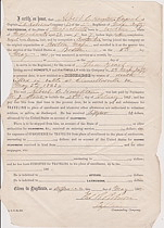 Albert Houghton discharge papers
