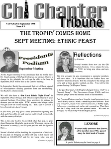 Chi Chapter Tribune Vol. 37 Iss. 09 (September, 1998)