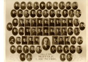 1921 Suffolk University Law School class