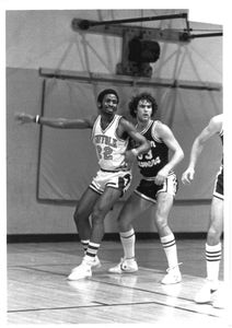 Suffolk University men's basketball team game, 20 January 1979