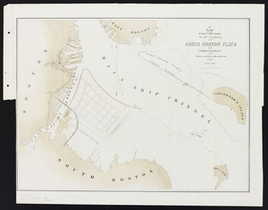 [Plans of the South Bay]. Map B. Plan of the first section for the occupation of the South Boston flats