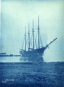 Schooner Lambert, view from shore