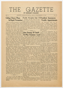 The gazette of Amherst College, 1943 September 10