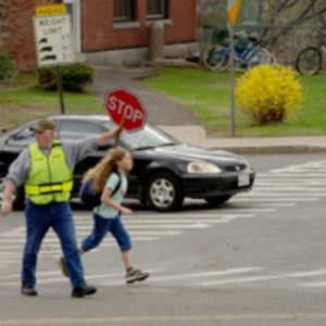 School crossing in Leeds
