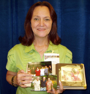 Joyce Kelly at the Waltham Mass. Memories Road Show