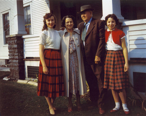 Myself with my mother, father, and youngest sister