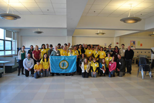 Volunteers and staff at the Lexington Mass. Memories Road Show