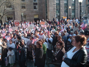 We are America --immigrant rights rally