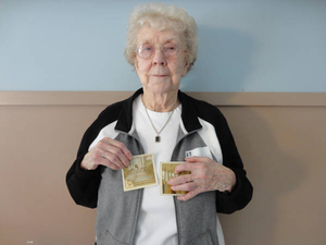 Barbara Canavan at the Stoughton Mass. Memories Road Show