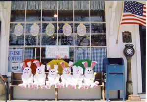 The Brewster bunny brigade--created by Cheryl DiVito