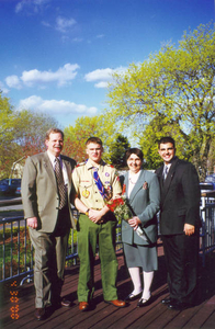 Proud parents of two Eagle Scouts