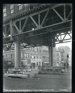 Method of suppporting Boston Elevated Structure, Atlantic Avenue