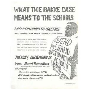 What the Bakke case means to schools.