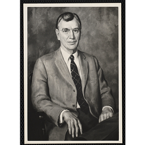 Portrait of Dr. J. Roswell Gallagher, Board of Overseers member