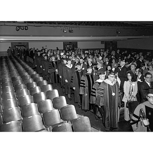 Procession during the dedication for Gryzmish Hall