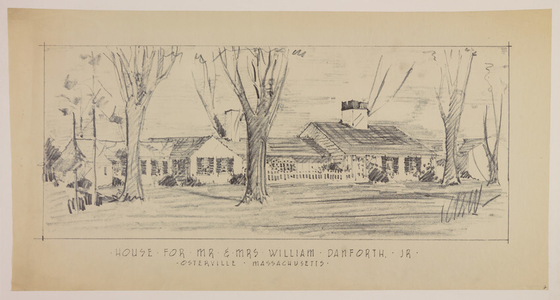 William H. Danforth Jr. house, Oyster Harbors, Mass.