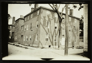 Exterior view of a brick house, Portsmouth N.H., 1914